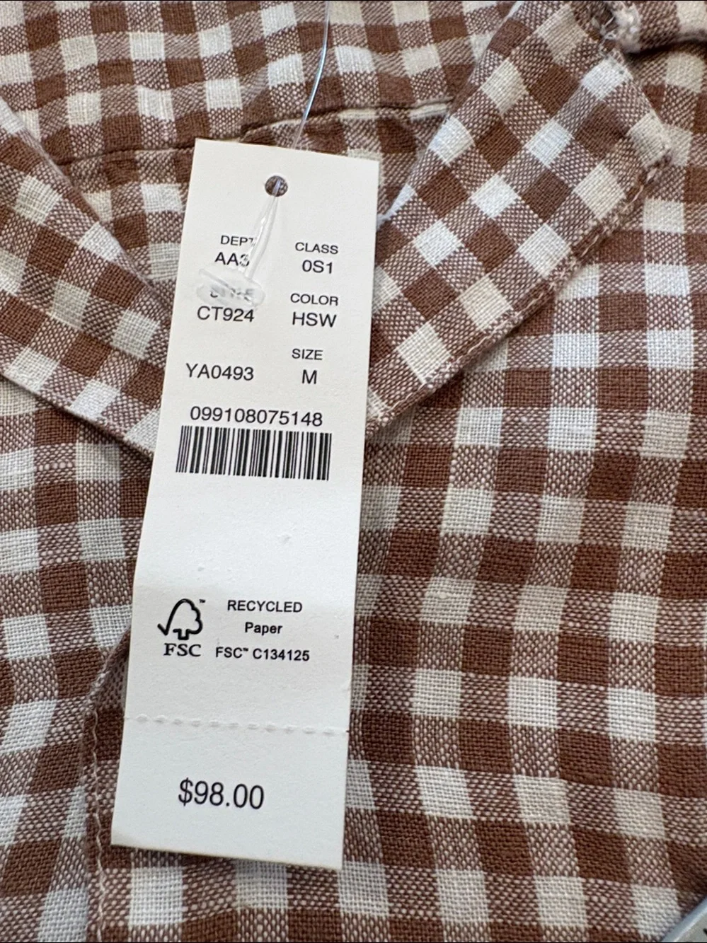 J Crew Linen Shirt